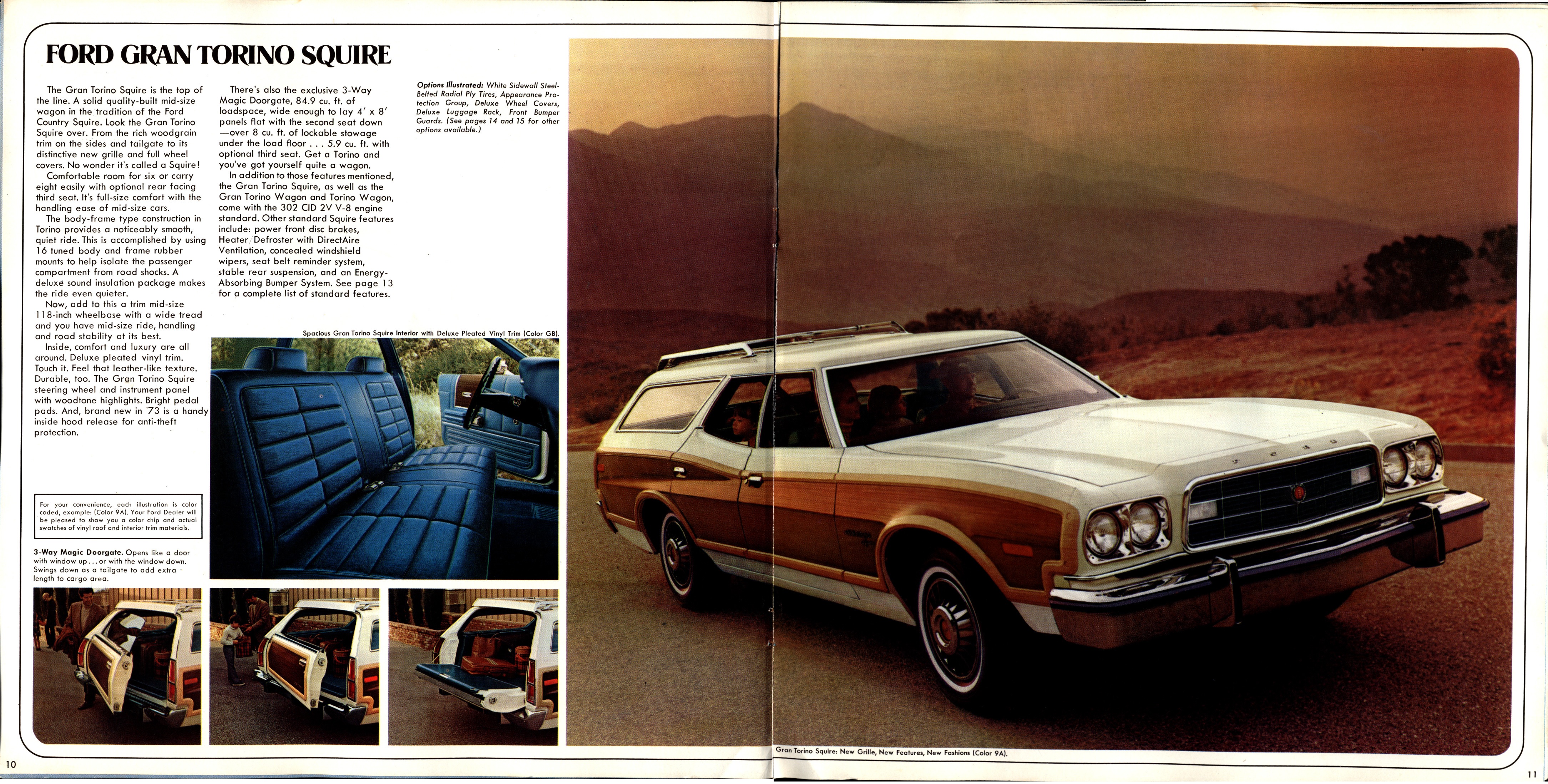 1973 Ford Wagons Brochure 10-11