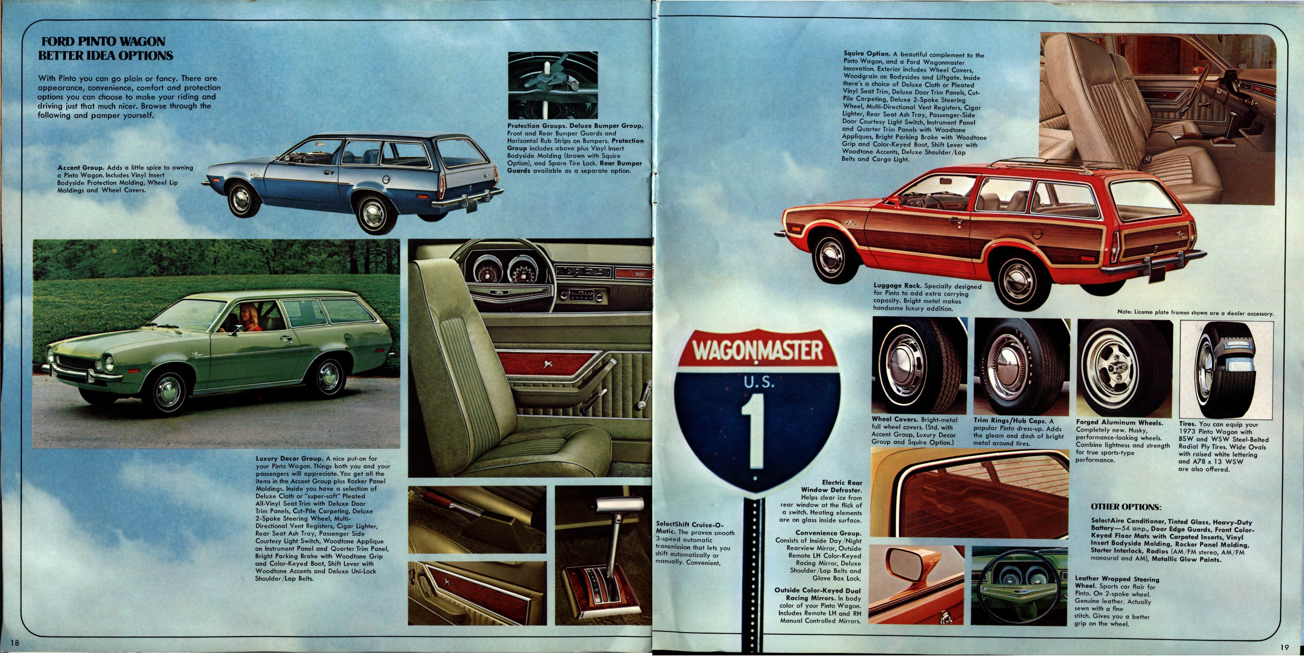 1973 Ford Wagons Brochure 18-19
