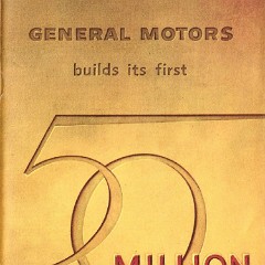 1955 - GMs First 50 Million Cars Booklet