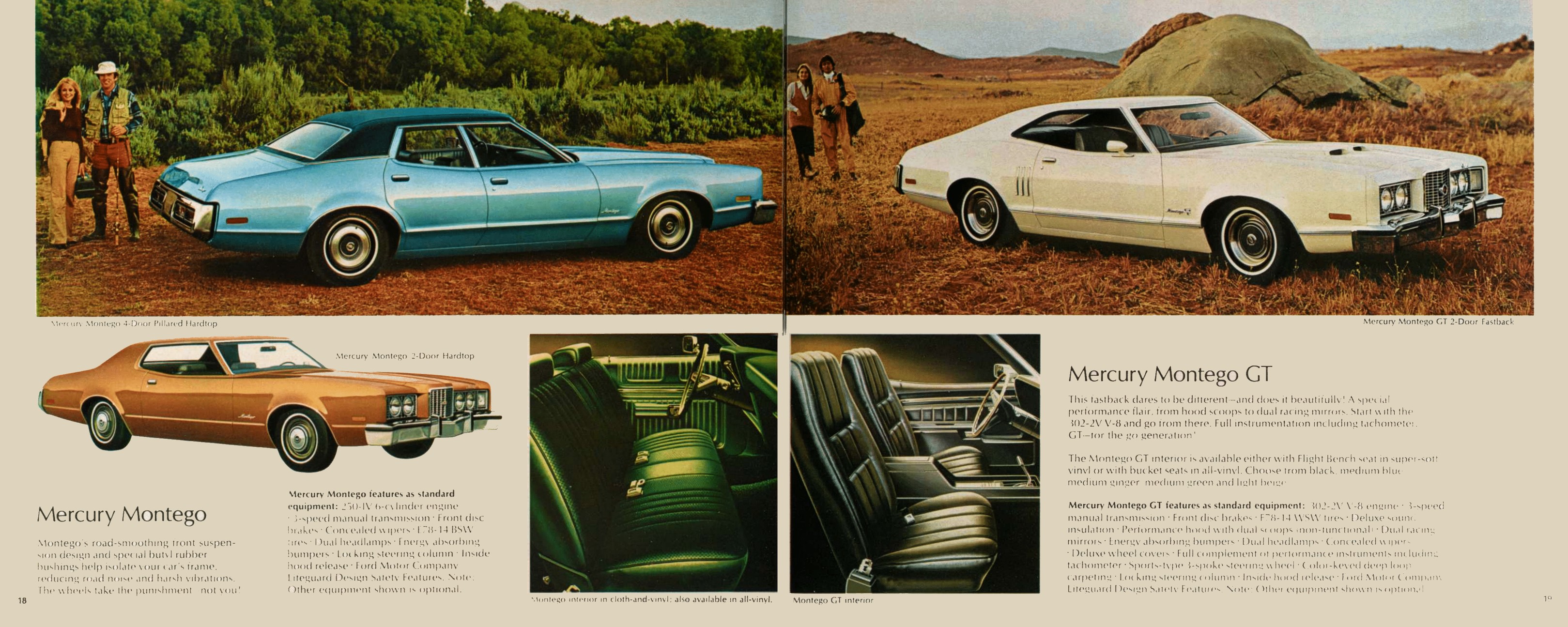 1973 Lincoln Mercury Full Line Brochure 18-19