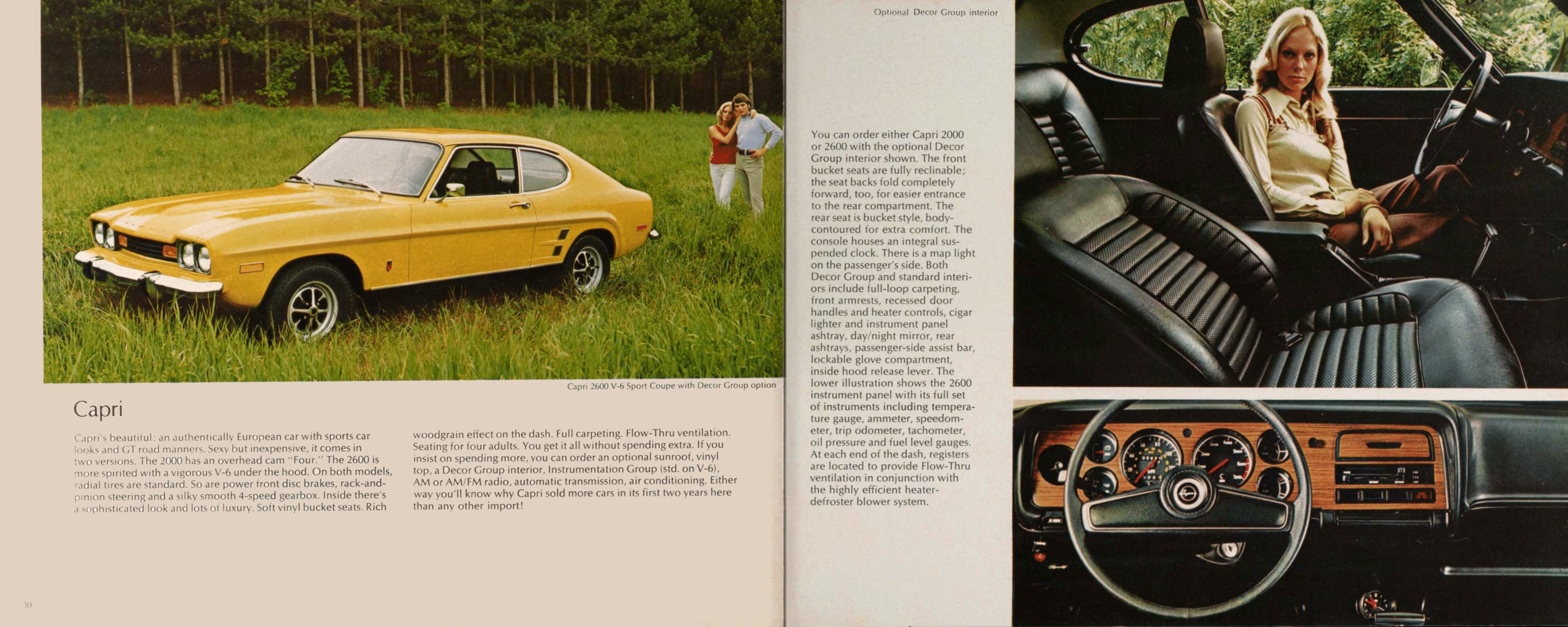 1973 Lincoln Mercury Full Line Brochure 30-31