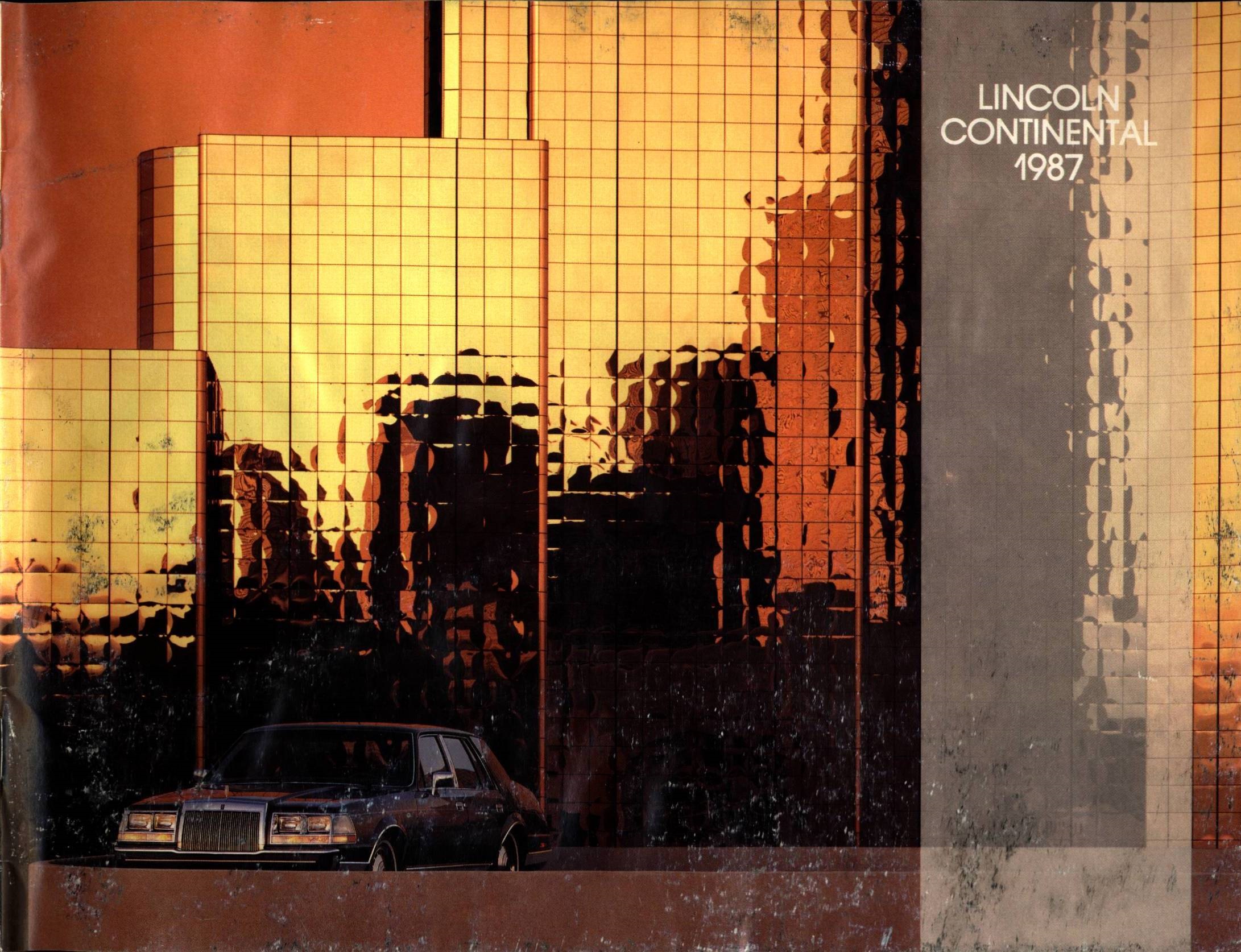 1987 Lincoln Continental Brochure (Cdn) 01