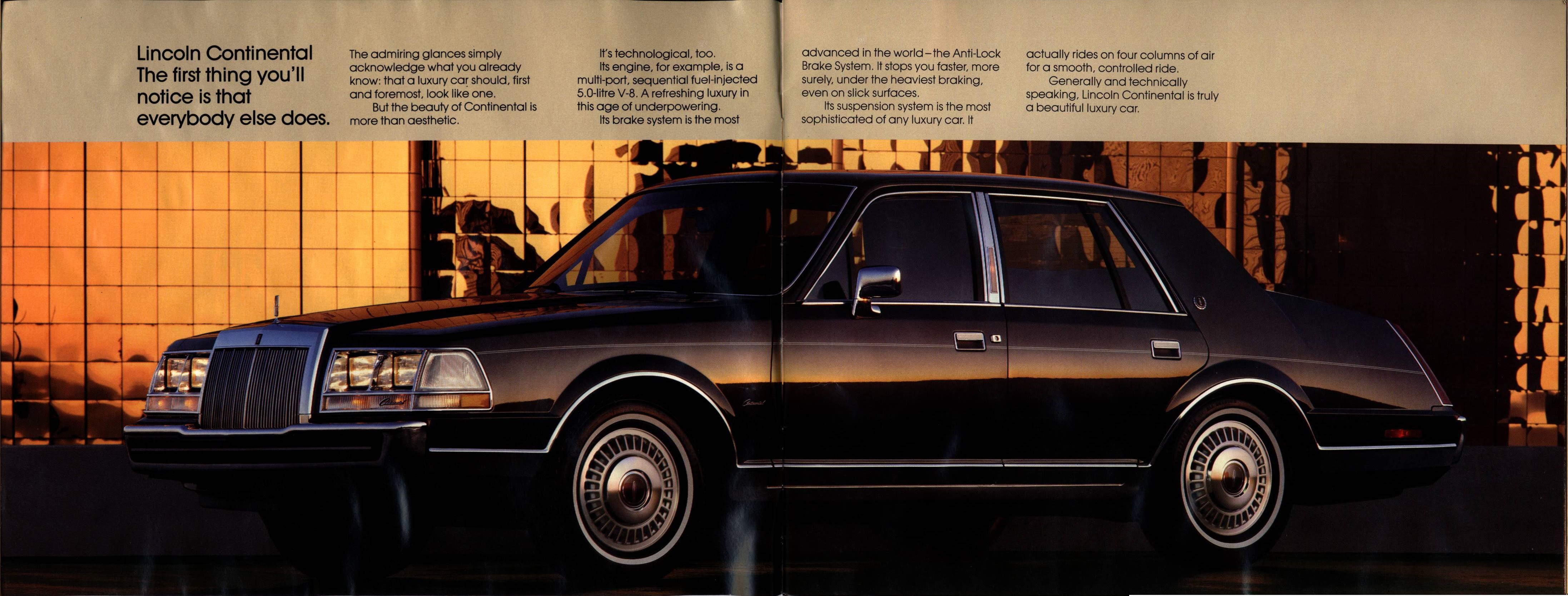 1987 Lincoln Continental Brochure (Cdn) 02-03