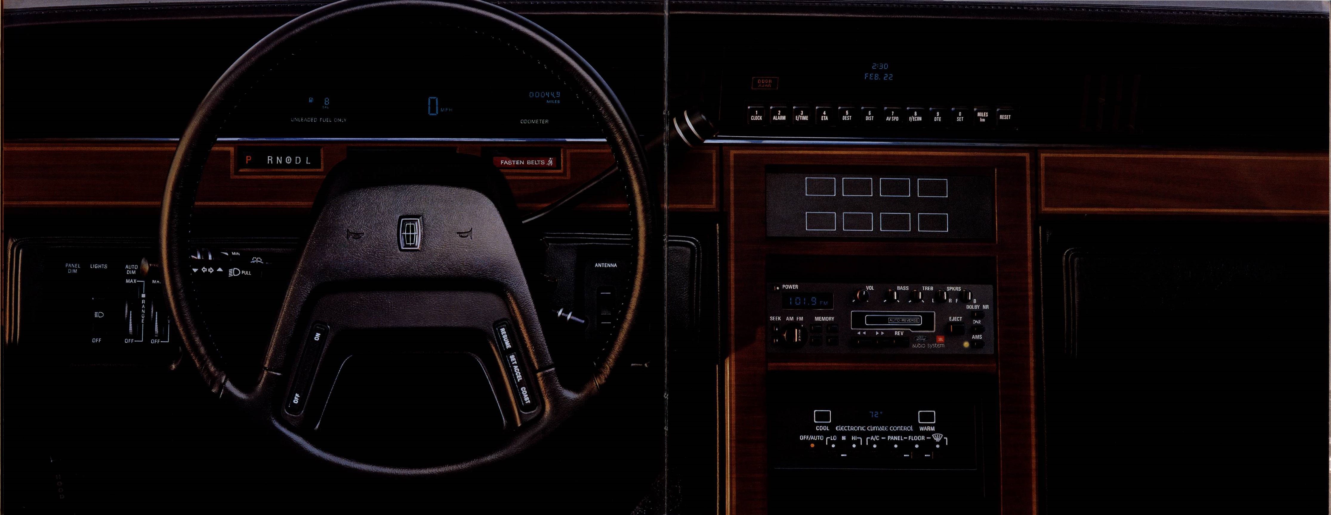 1987 Lincoln Continental Portfolio 08-09