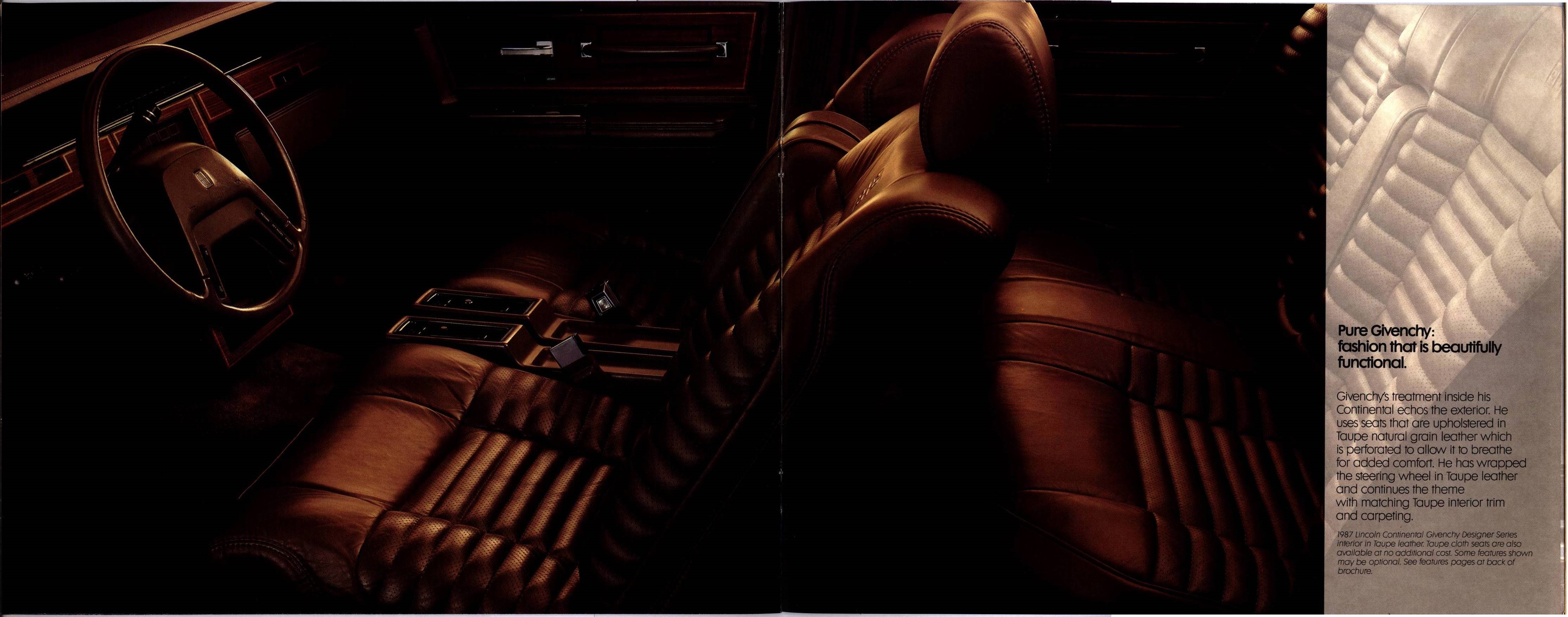 1987 Lincoln Continental Portfolio 12-13