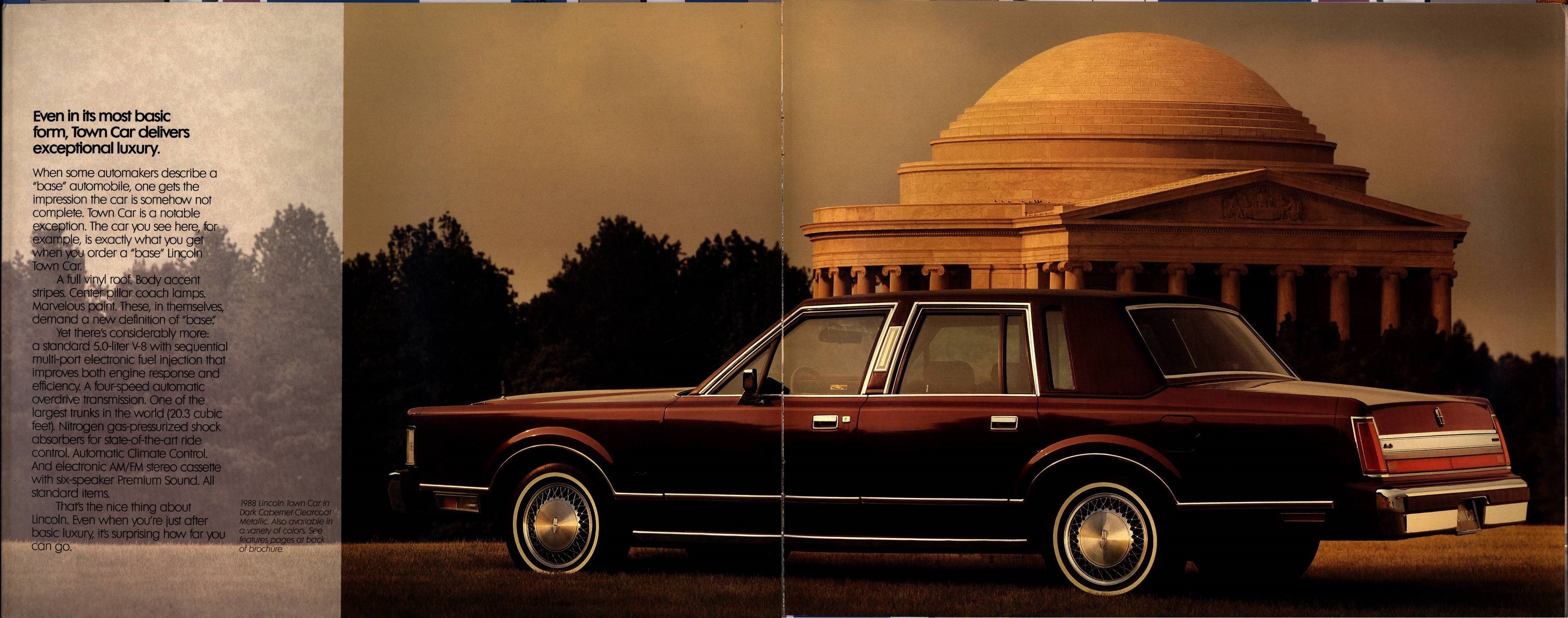 1988 Lincoln Town Car Portfolio 12-13