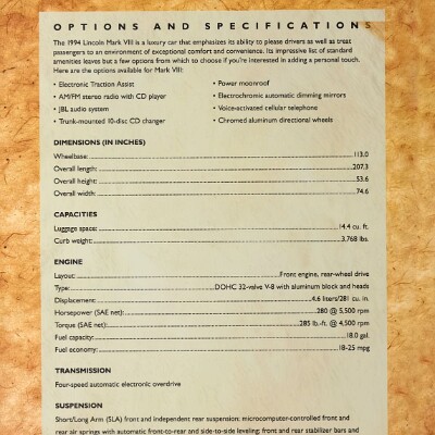 1994 Lincoln Mark VIII_Page_4