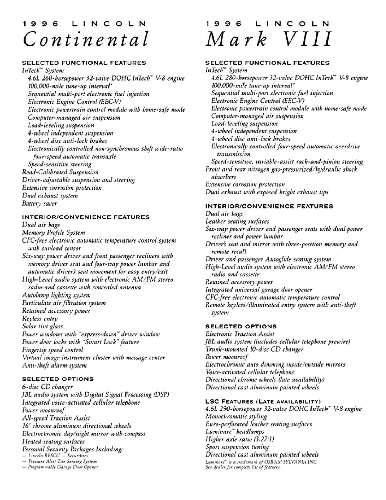 1996 Lincoln Full Line_Page_6