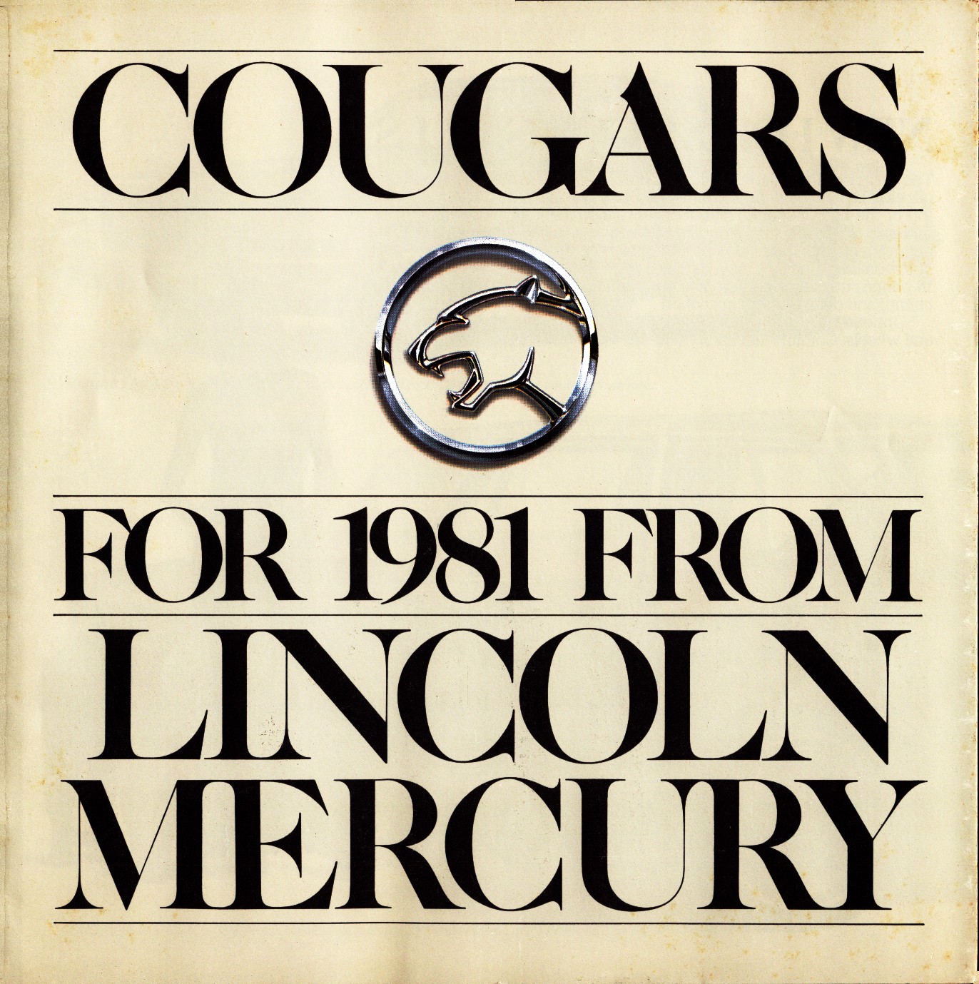 1981 Mercury Cougars Brochure-01