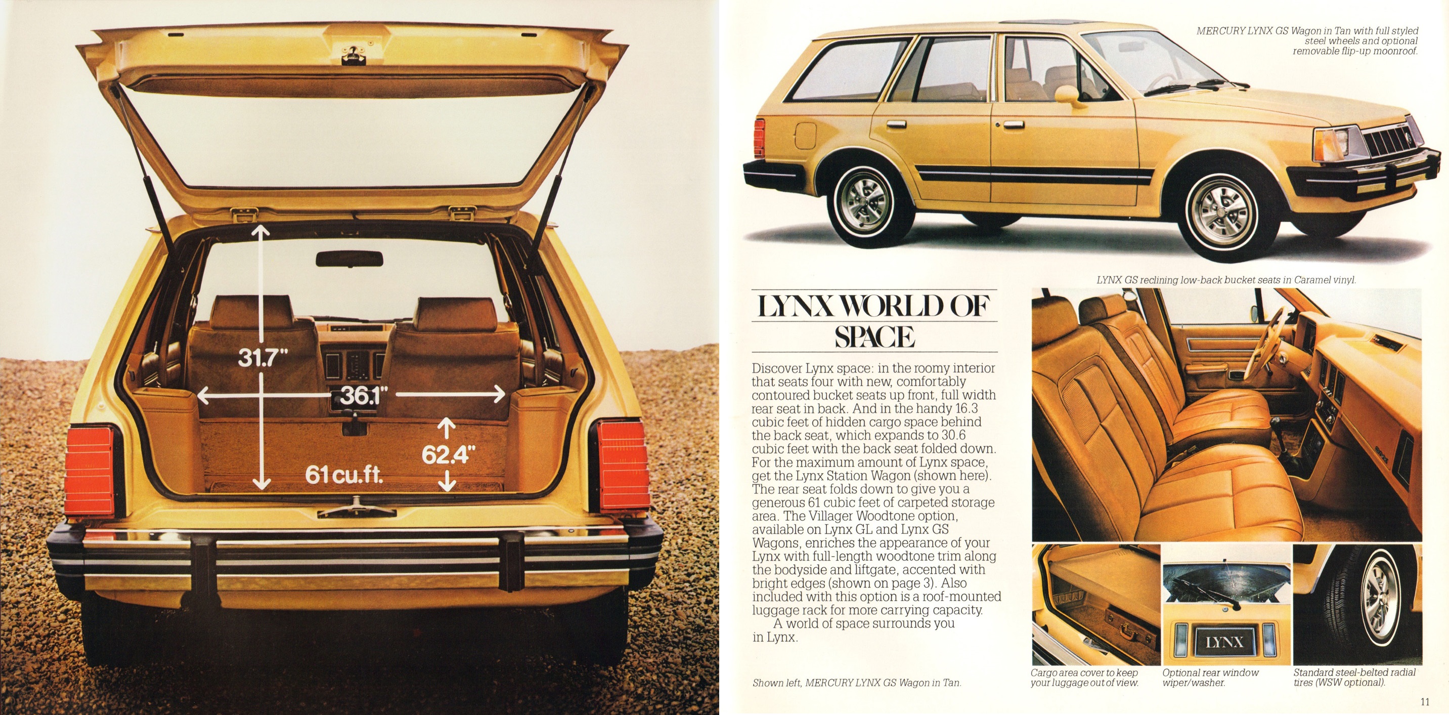 1981 Mercury Lynx Brochure 10-11