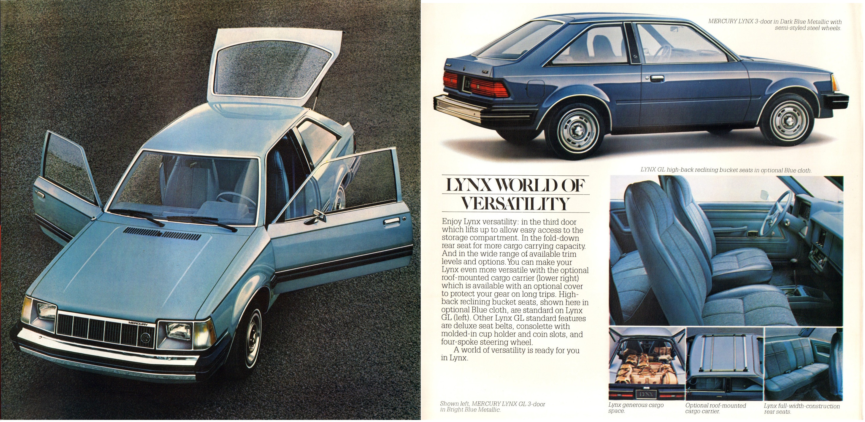 1981 Mercury Lynx Brochure 12-13