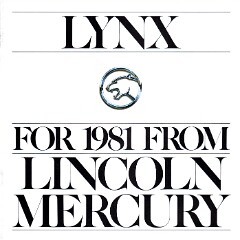 1981 Mercury Lynx Brochure 01