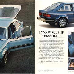 1981 Mercury Lynx Brochure 12-13
