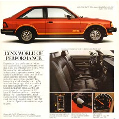 1981 Mercury Lynx Brochure 14-15-16