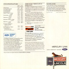 1981 Mercury Lynx Brochure 20