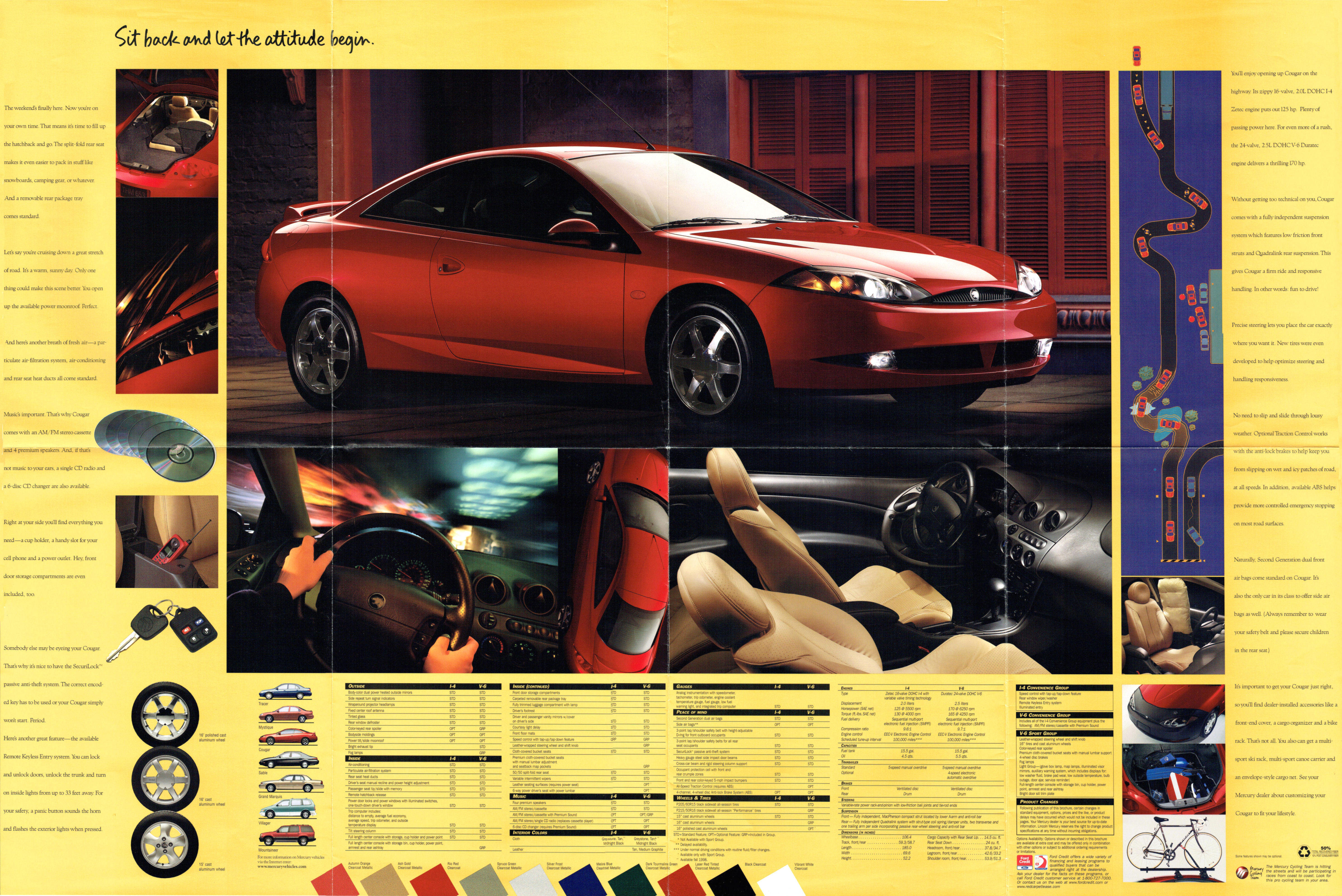 1999 Mercury Cougar Foldout-Side B