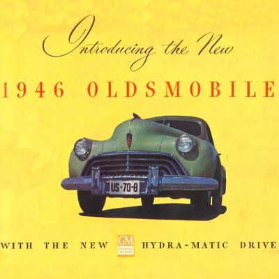1946 Oldsmobile Intro Folder