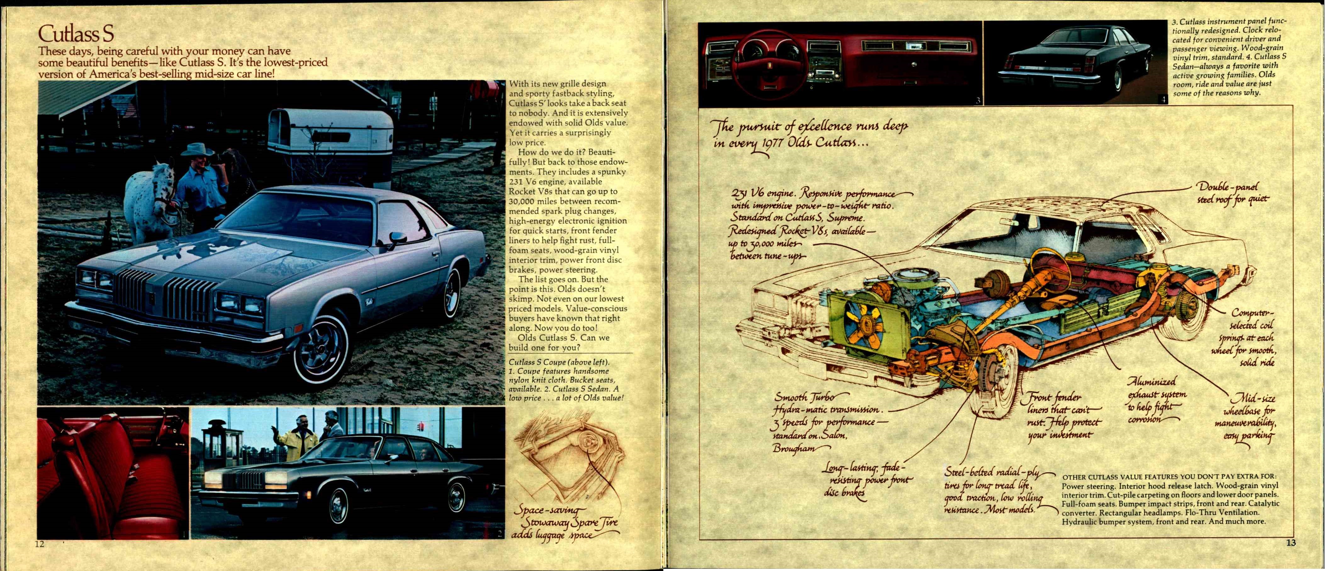 1977 Oldsmobile Cutlass & Compacts Brochure_12-13