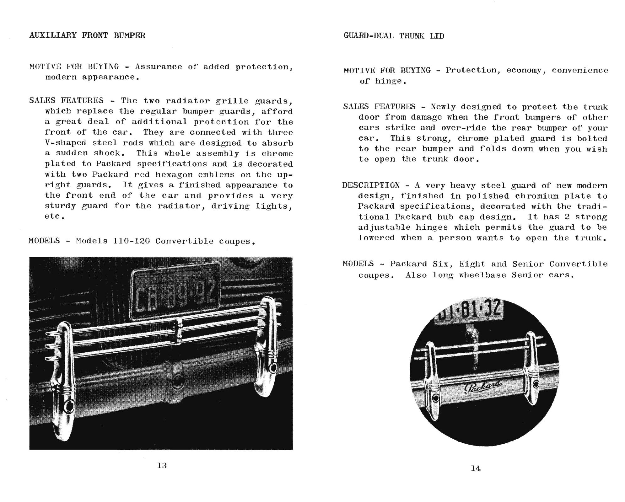 1942 Packard Accessory Data Book-13-14