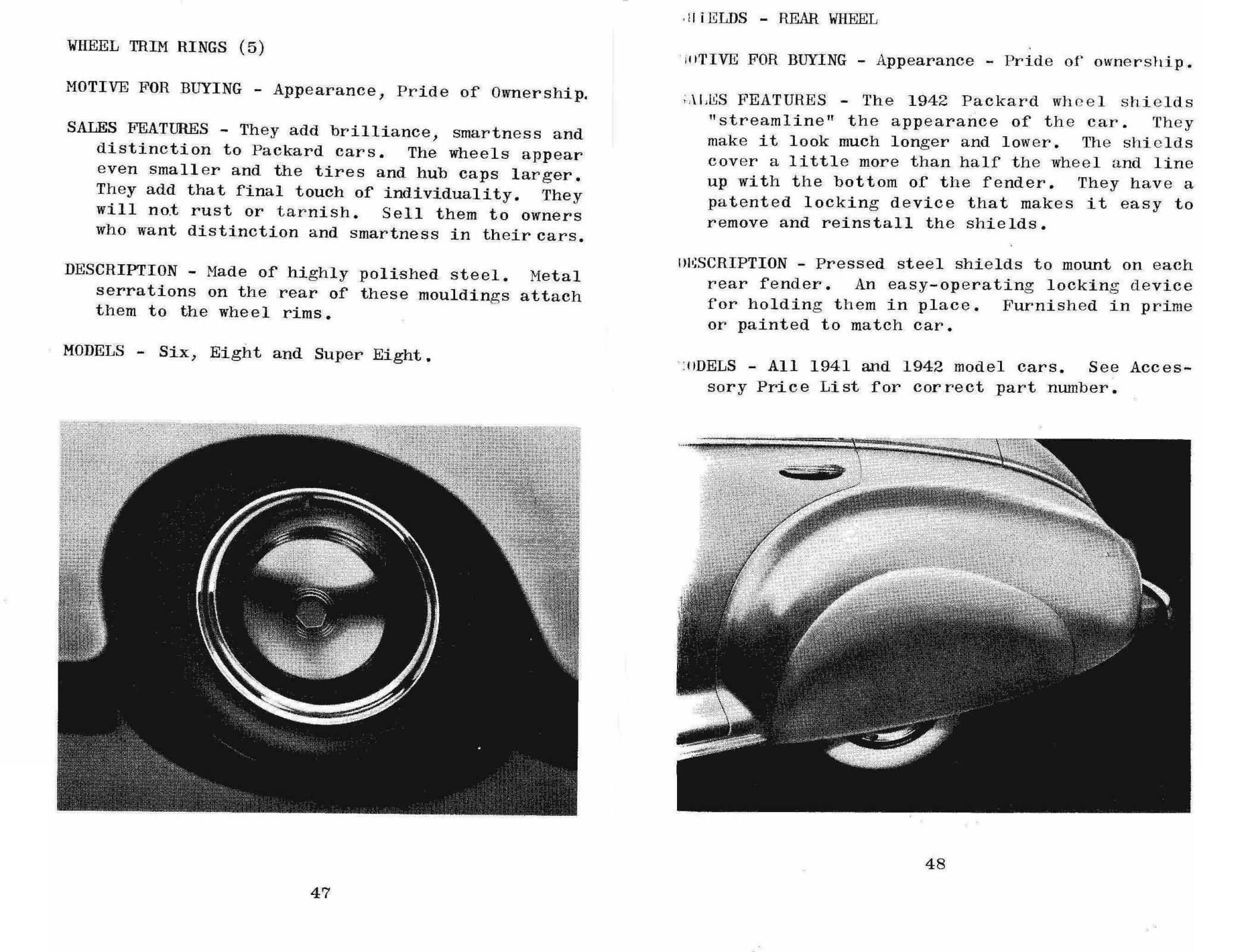 1942 Packard Accessory Data Book-47-48