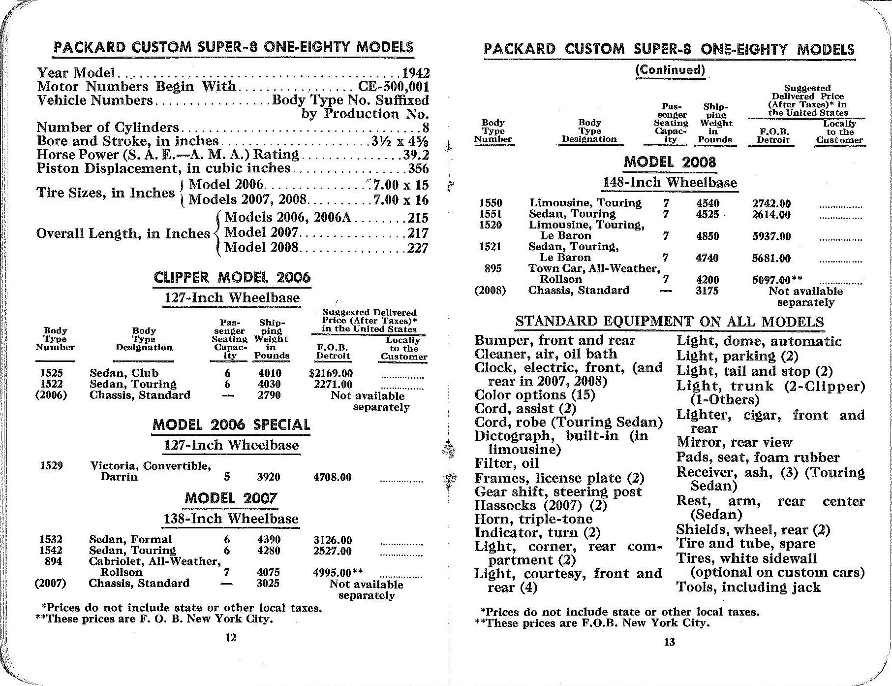 1942 Packard Car Info Booklet-12-13