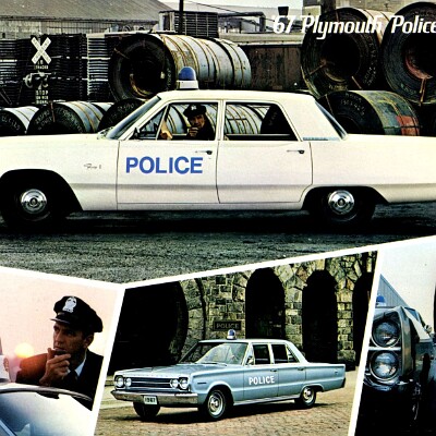 1967 Plymouth Police Cars