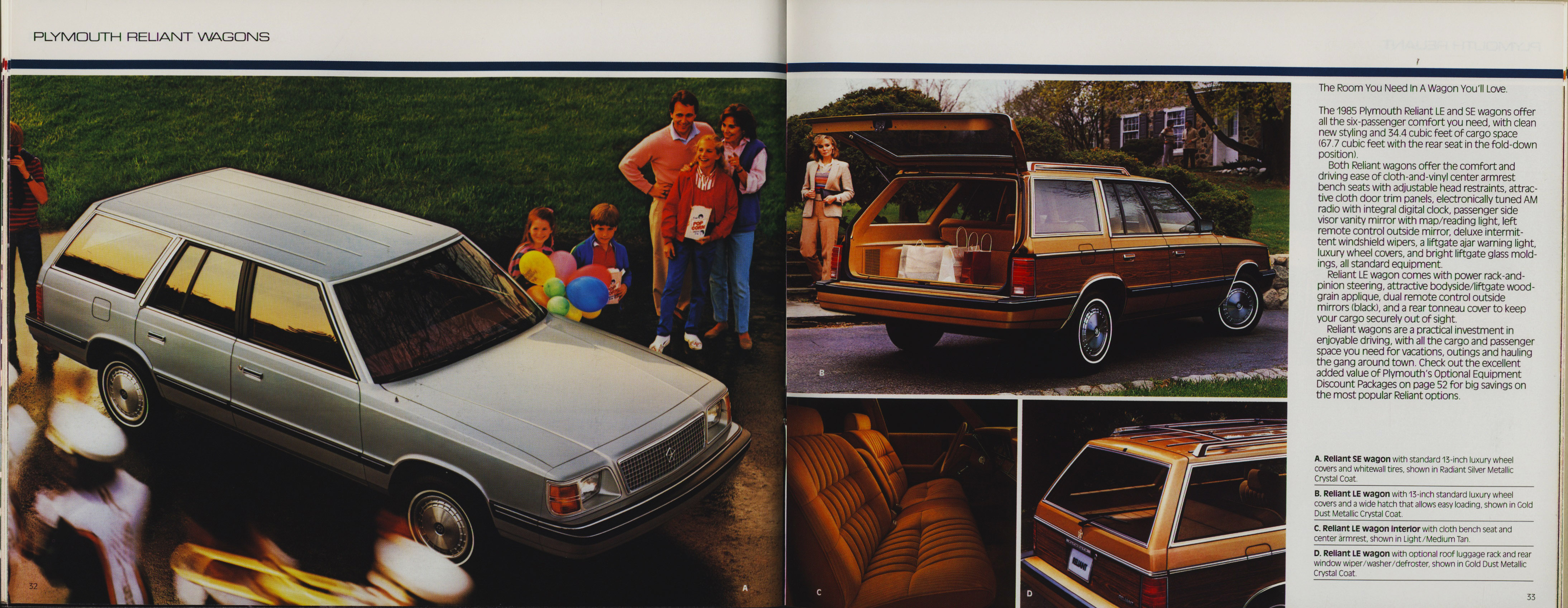 1985 Plymouth Full Prestige Brochure 32-33