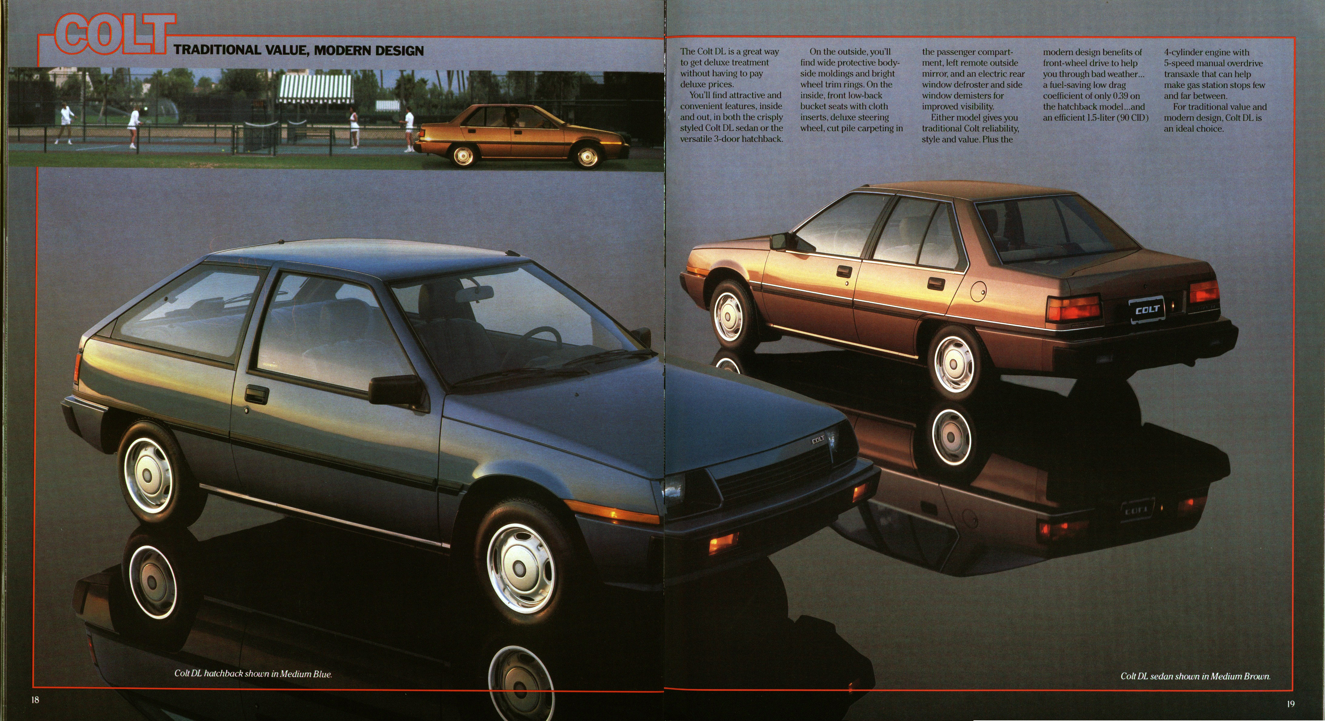 1986 Plymouth Imports Prestige Brochure 18-19