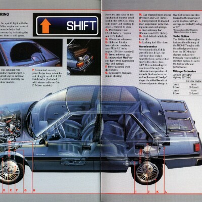 1986 Plymouth Imports Prestige Brochure 24-25