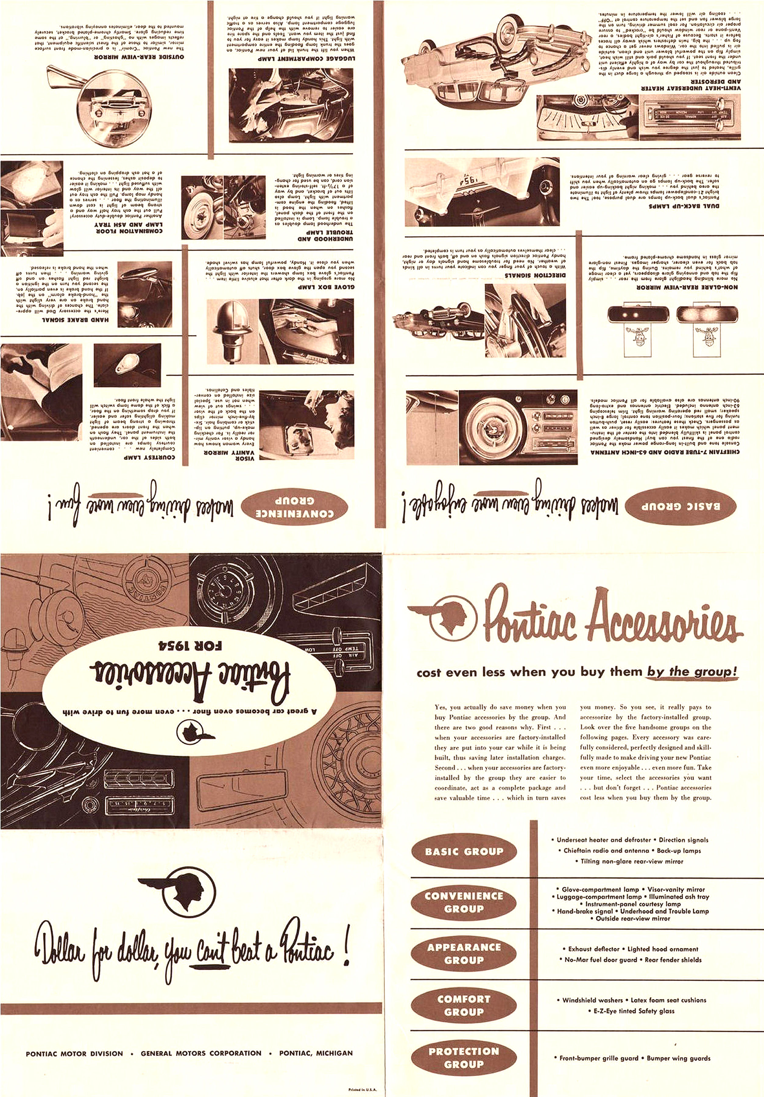 1954 Pontiac Accessories-Side A