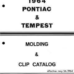 1964-Pontiac-Molding-and-Clip-Catalog 1964-Pontiac-Molding-and-Clip-Catalog