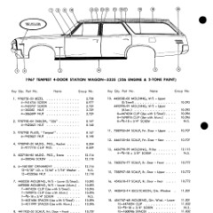 1967 Pontiac Molding and Clip Catalog-10