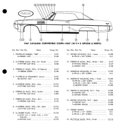 1967 Pontiac Molding and Clip Catalog-33