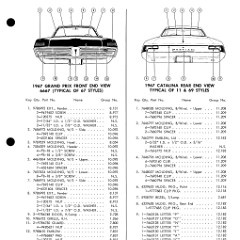 1967 Pontiac Molding and Clip Catalog-47