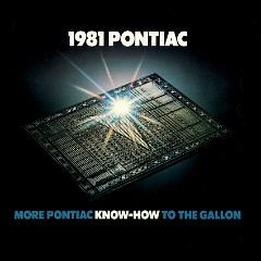 1981 Pontiac Brochure