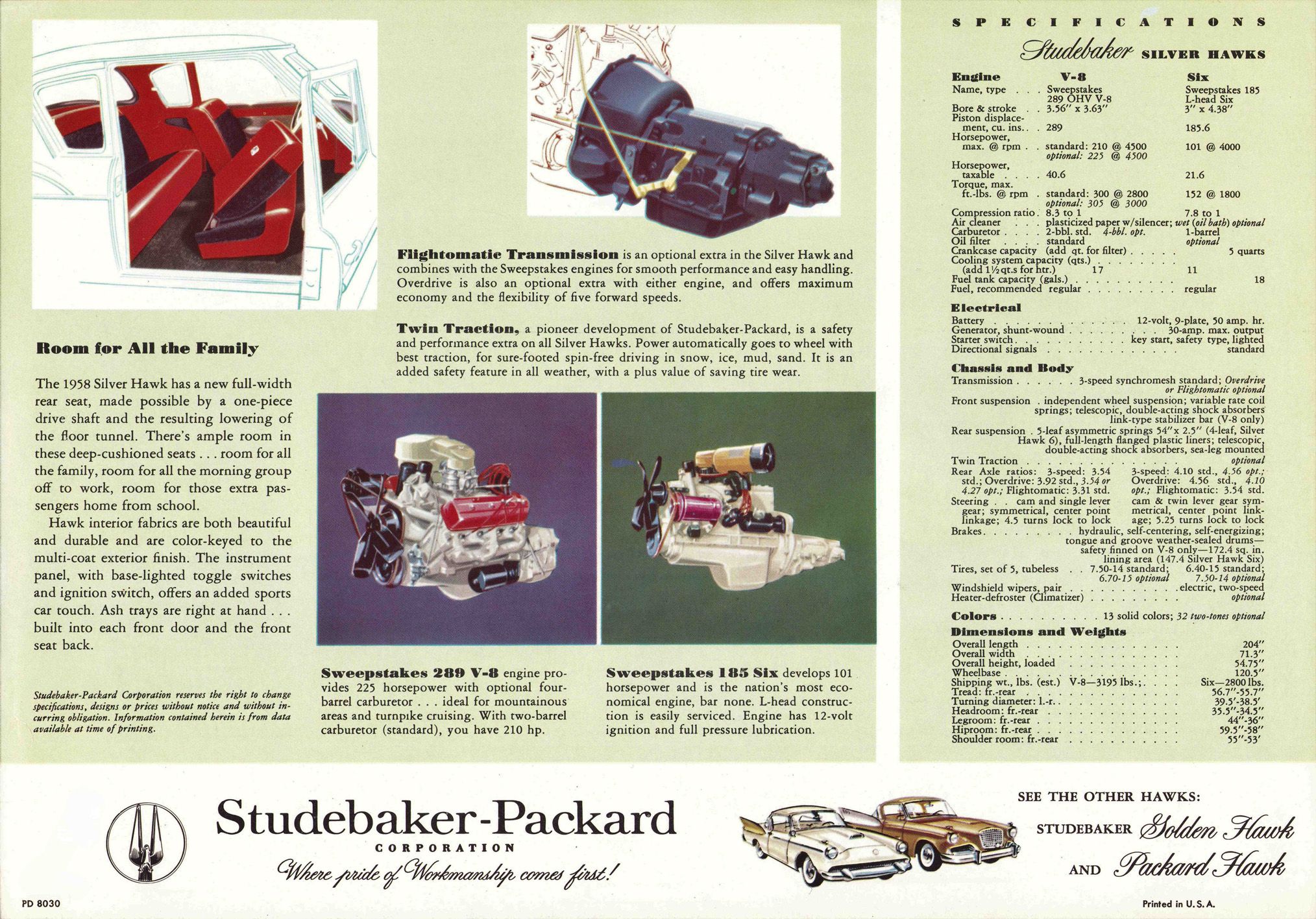 1958 Studebaker Hawk Data Sheet_Page_2